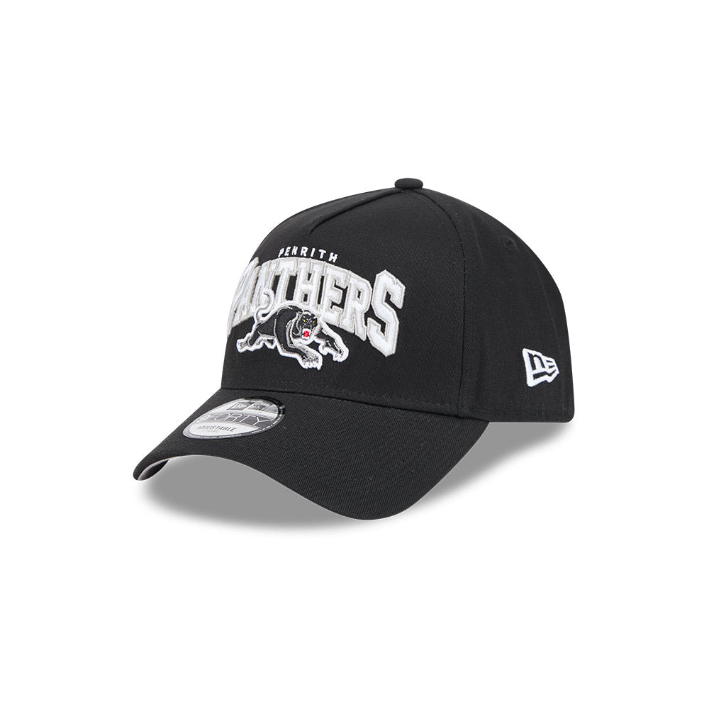 New Era 9Forty A-Frame NRL Team Arch Logo Penrith Panthers Black
