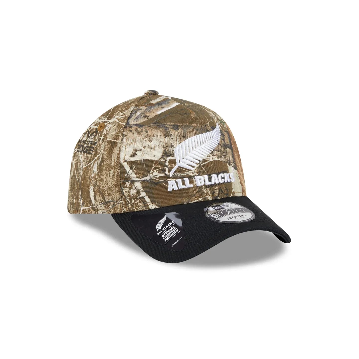 New Era 9Forty A-Frame Rugby Union All Blacks Real Tree/Black