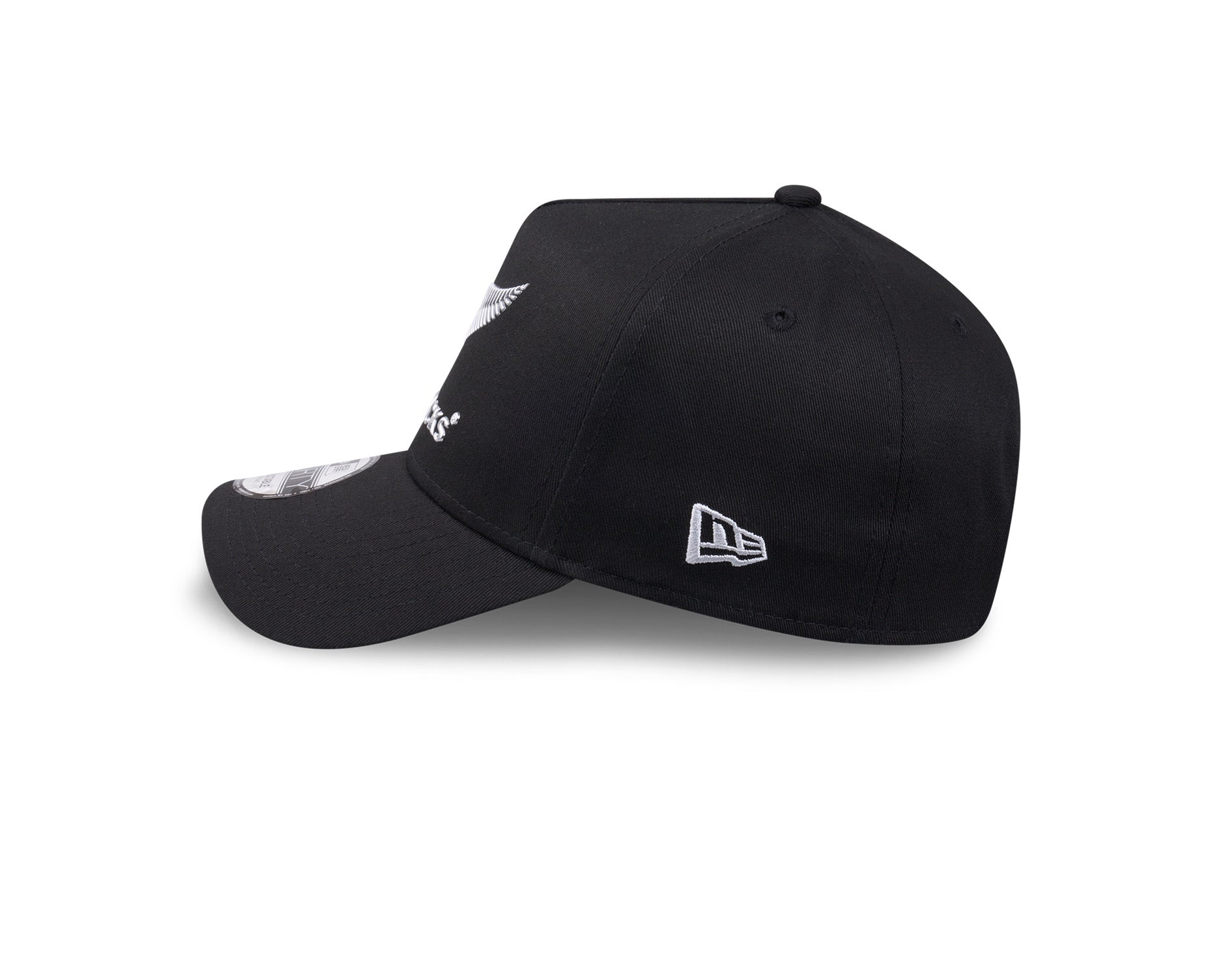 New Era 9Forty A-Frame Rugby Union All Blacks Silver TPU Badge