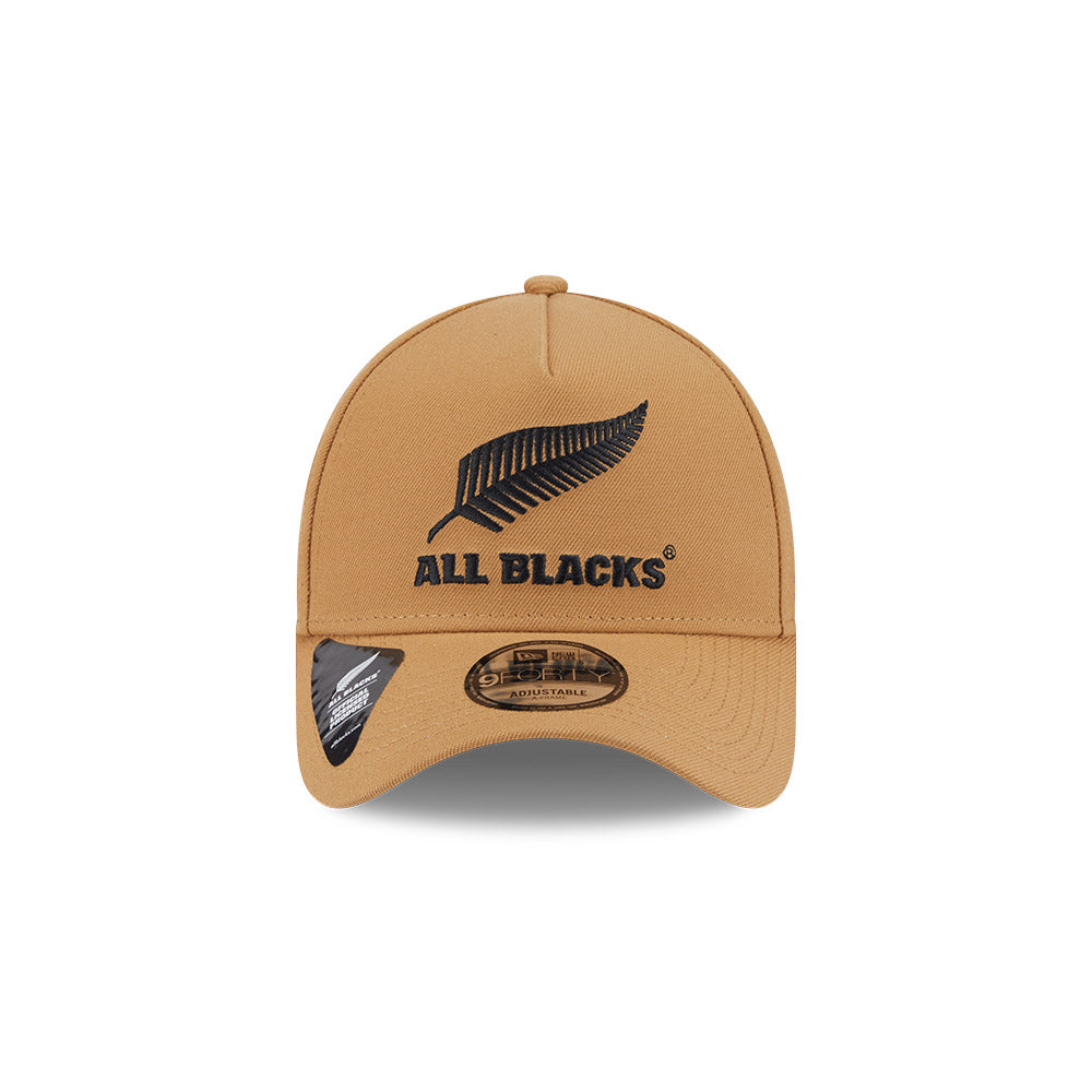 New Era 9Forty A-Frame Rugby Union All Blacks Wheat/Black