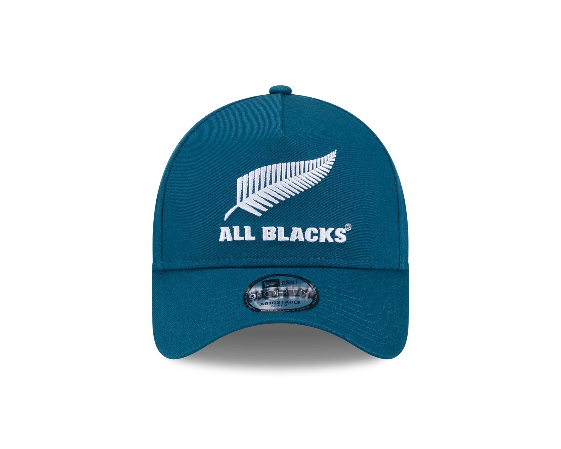 New Era 9Forty A-Frame Rugby Union All Blacks Winter Cadet Blue