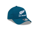 New Era 9Forty A-Frame Rugby Union All Blacks Winter Cadet Blue