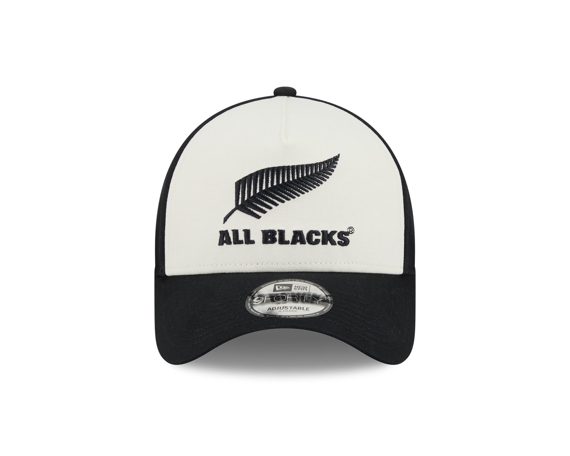 New Era 9Forty A-Frame Rugby Union All Blacks Winter Chrome Front
