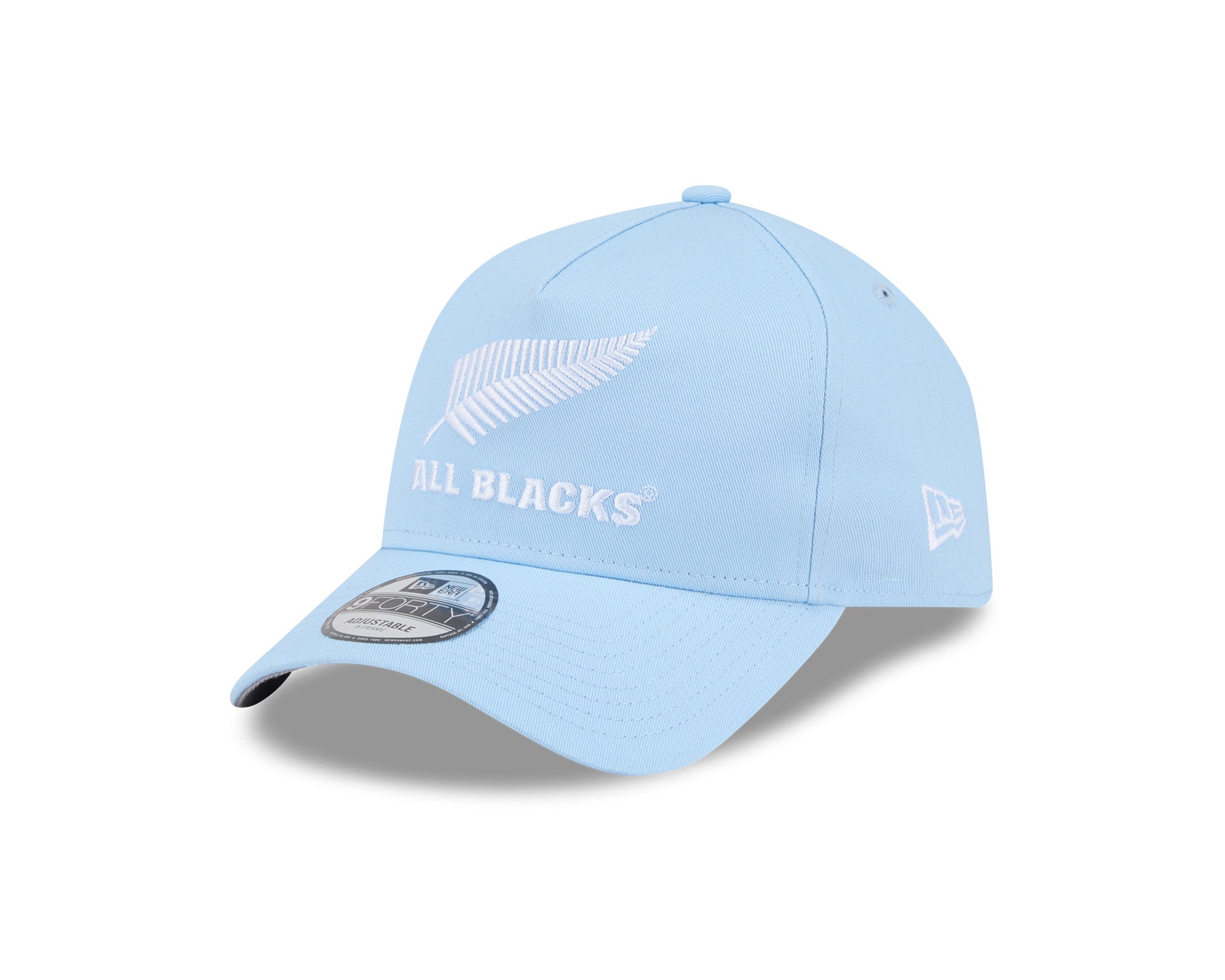 New Era 9Forty A-Frame Rugby Union All Blacks Winter Glacial Blue