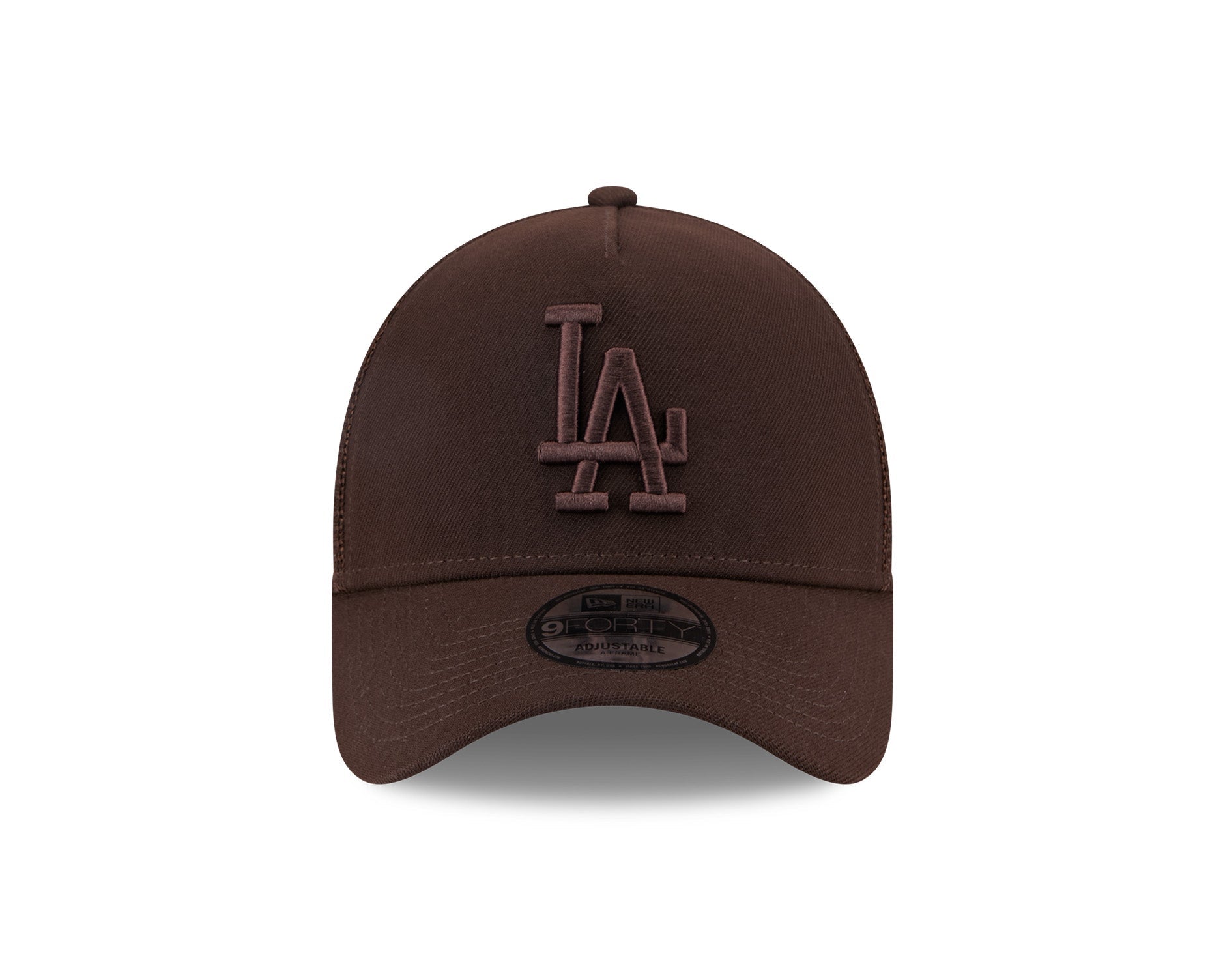 New Era 9Forty A-Frame Trucker MLB Burnt Wood Los Angeles Dodgers