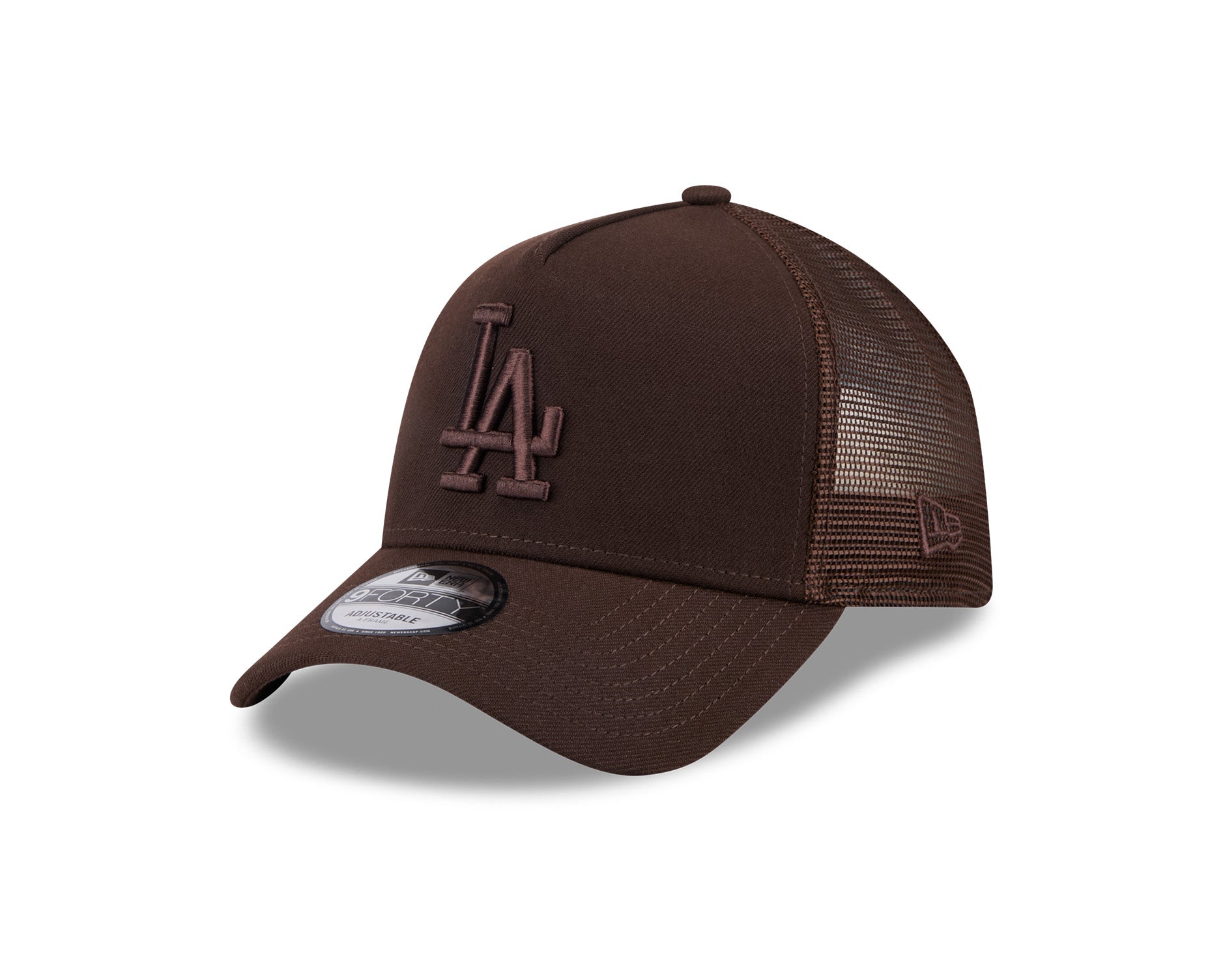 New Era 9Forty A-Frame Trucker MLB Burnt Wood Los Angeles Dodgers