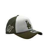 New Era 9Forty A-Frame Trucker MLB Earthtones Los Angeles Dodgers