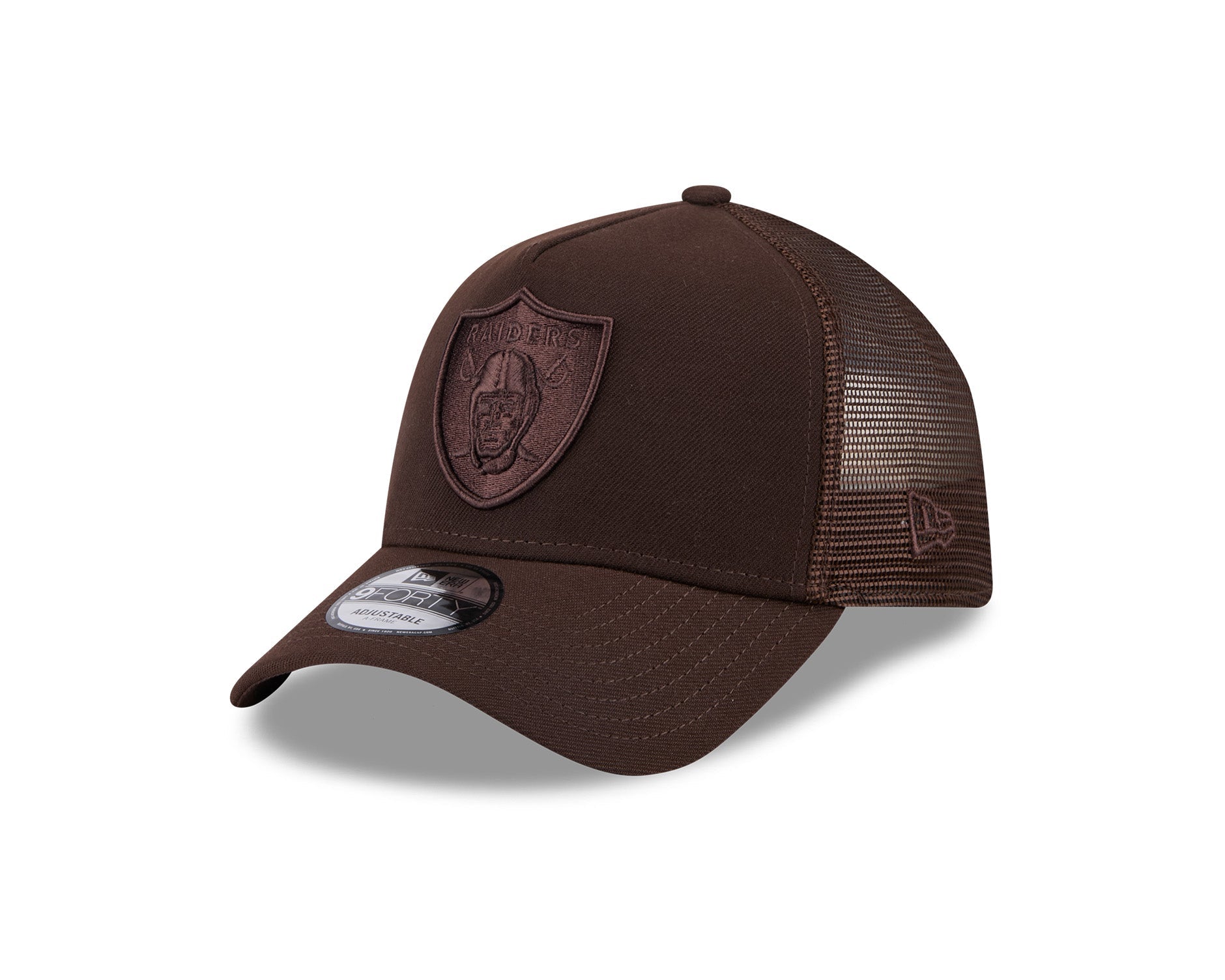 New Era 9Forty A-Frame Trucker NFL Burnt Wood Las Vegas Raiders