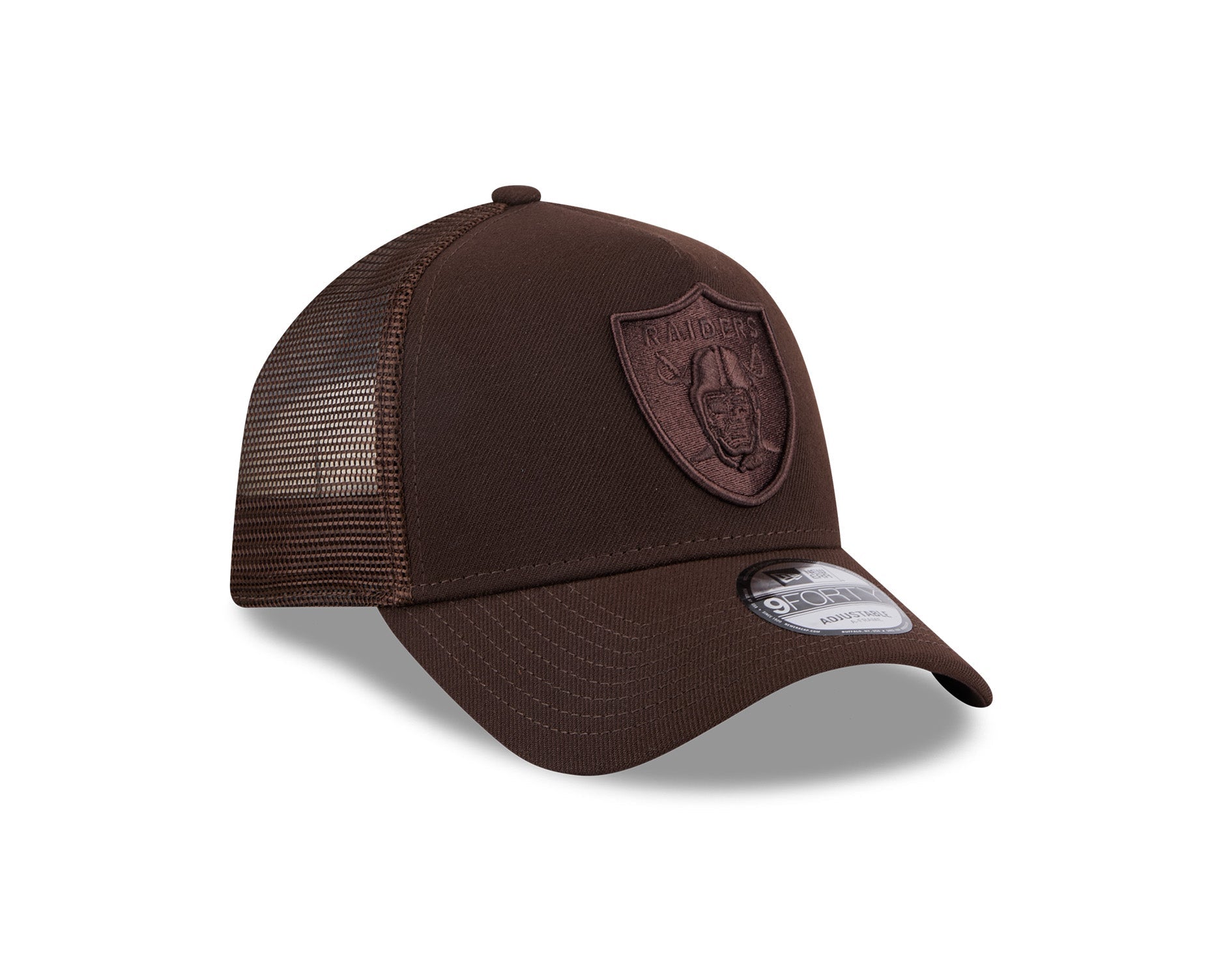 New Era 9Forty A-Frame Trucker NFL Burnt Wood Las Vegas Raiders