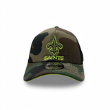 New Era 9Forty A-Frame Trucker NFL Camo New Orleans Saints