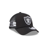 New Era 9Forty A-Frame Trucker NFL Multi Stripe Las Vegas Raiders Black