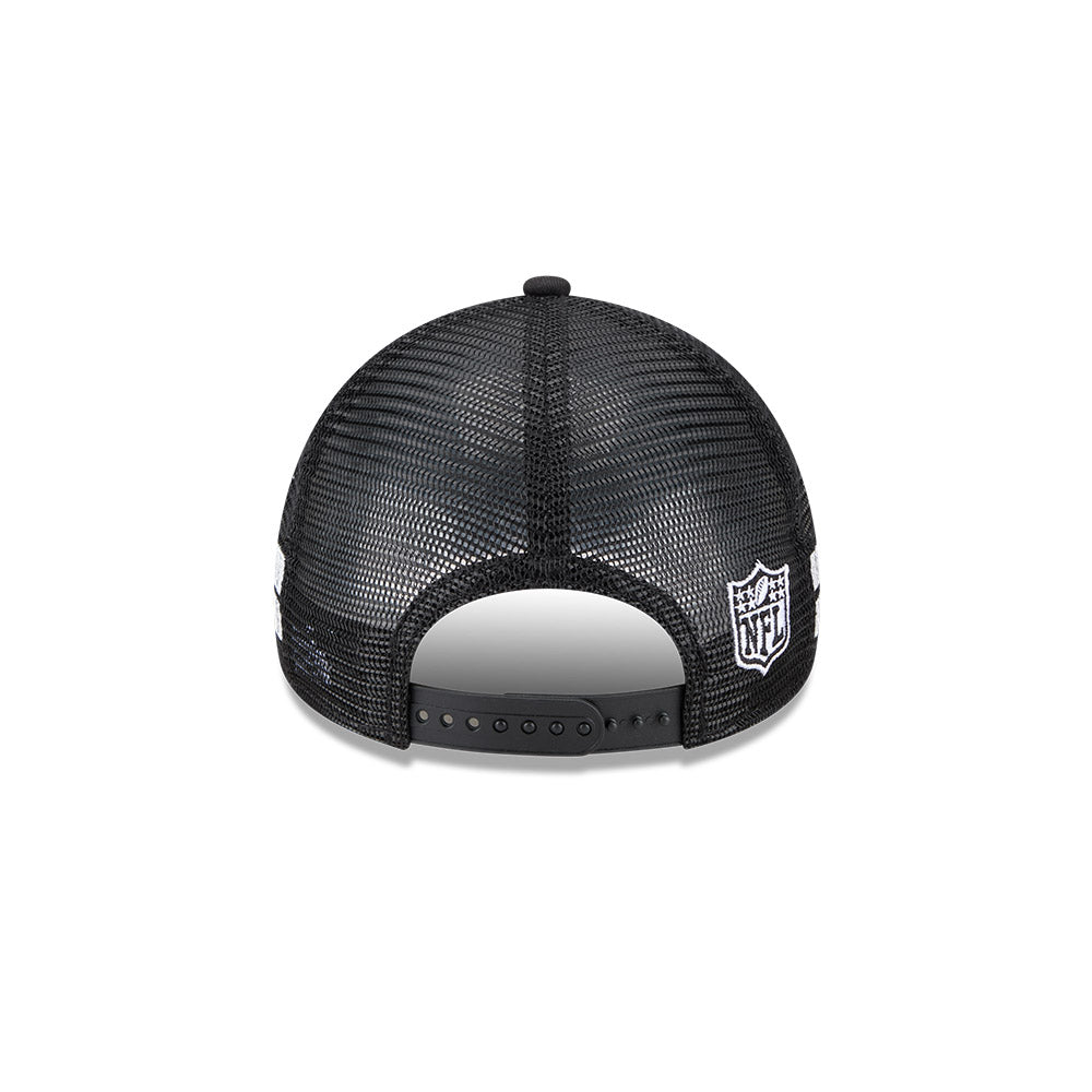 New Era 9Forty A-Frame Trucker NFL Multi Stripe Las Vegas Raiders Black