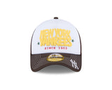 New Era 9Forty A-Frame Trucker PUFF New York Yankees Walnut
