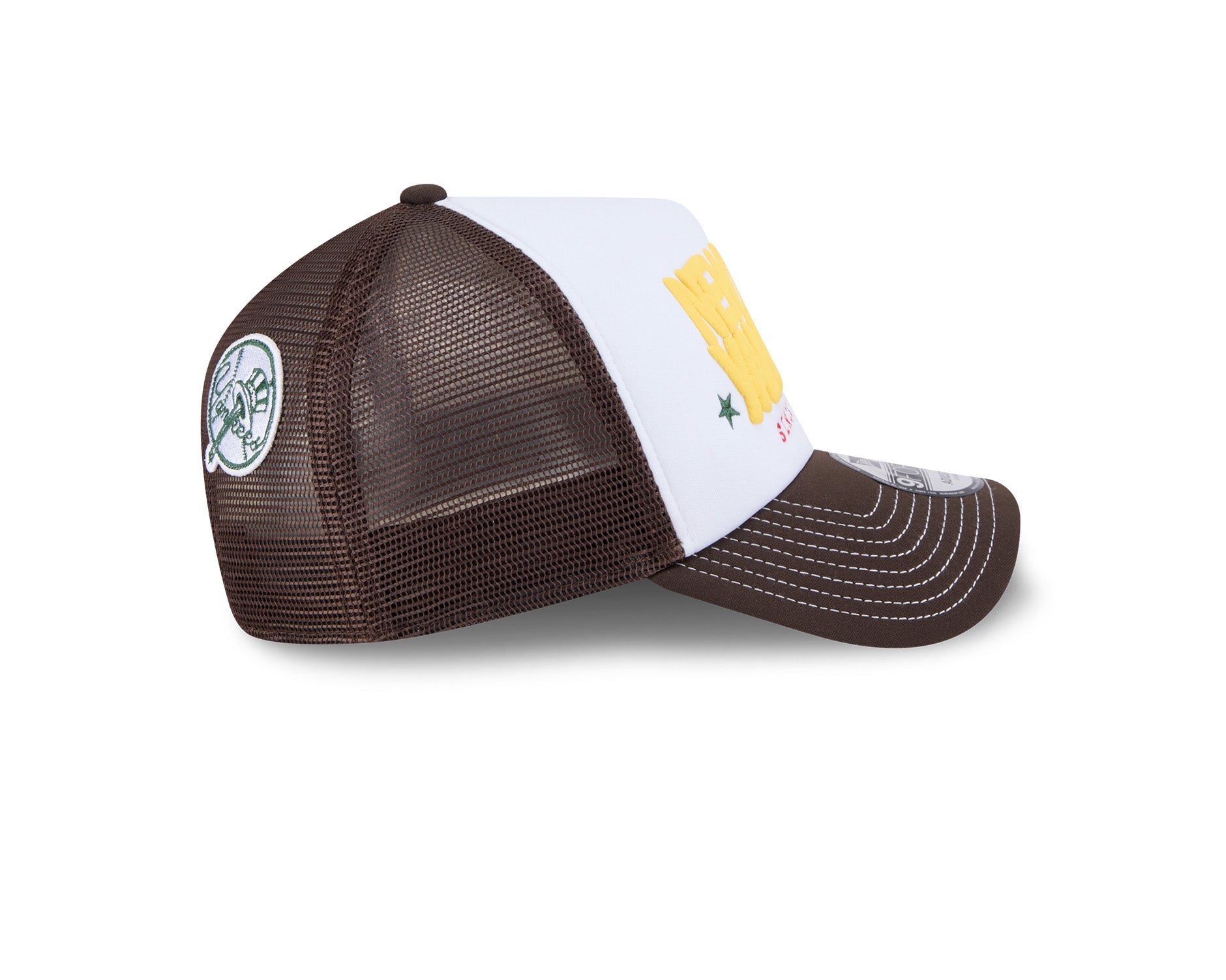 New Era 9Forty A-Frame Trucker PUFF New York Yankees Walnut