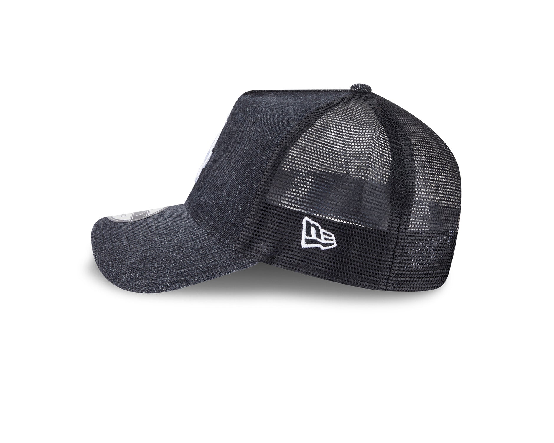 New Era 9Forty A-Frame Trucker Washed Denim Los Angeles Dodgers Black