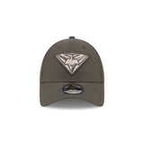 New Era 9Forty AFL 2025 Dusty Charcoal Essendon Bombers
