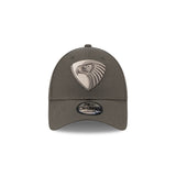 New Era 9Forty AFL 2025 Dusty Charcoal Hawthorn Hawks