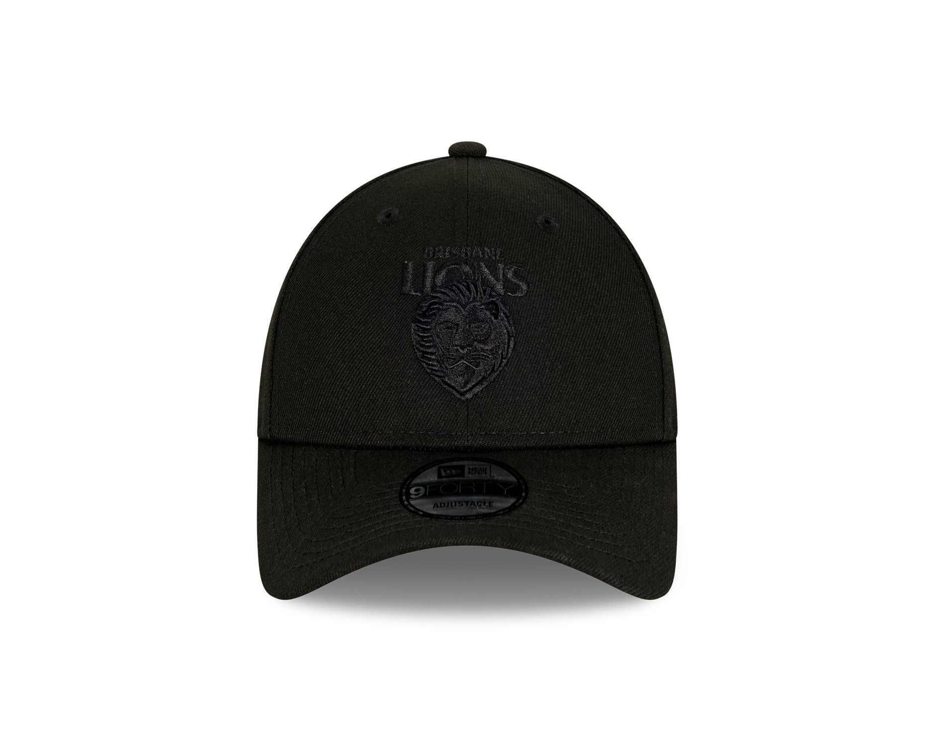 New Era 9Forty AFL Brisbane Lions Black On Black