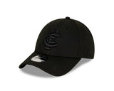 New Era 9Forty AFL Carlton Blues Black On Black