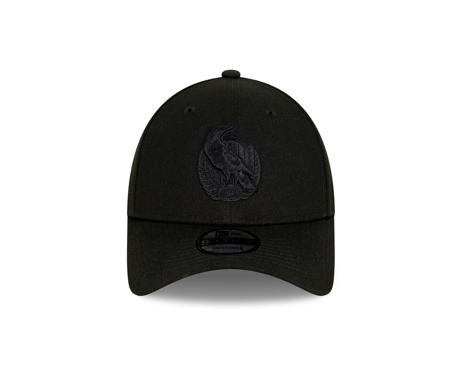 New Era 9Forty AFL Collingwood Magpies Black On Black