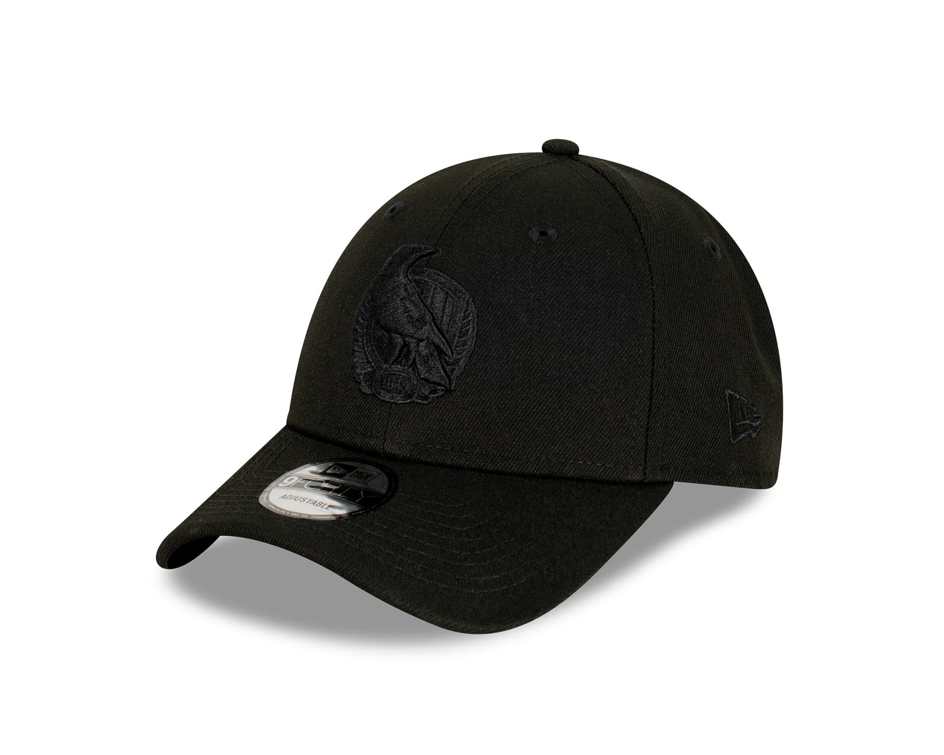 New Era 9Forty AFL Collingwood Magpies Black On Black
