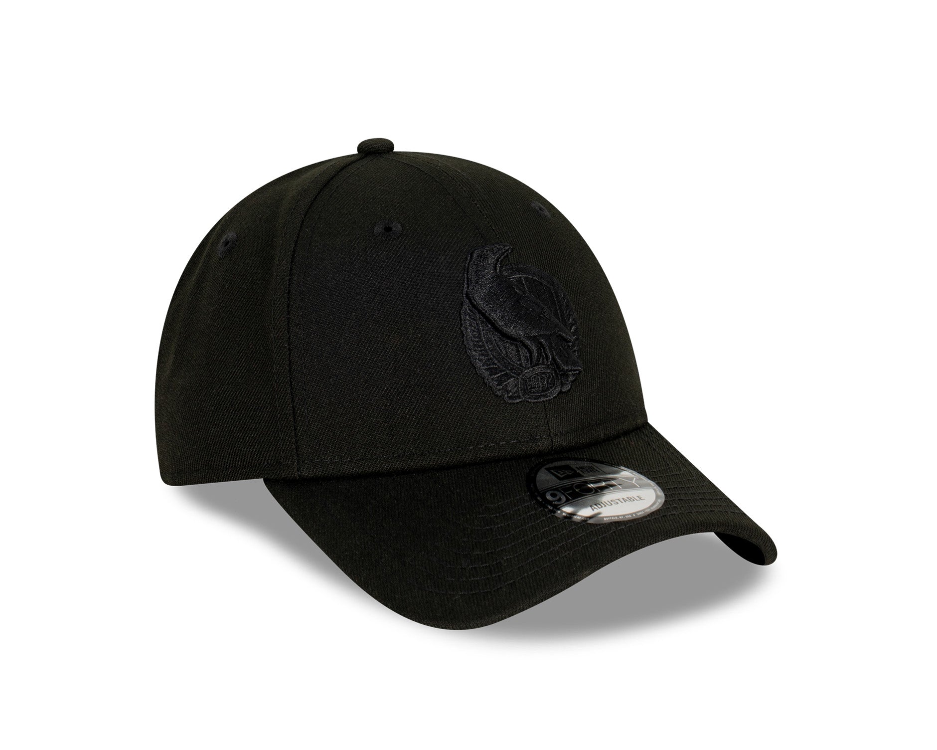 New Era 9Forty AFL Collingwood Magpies Black On Black