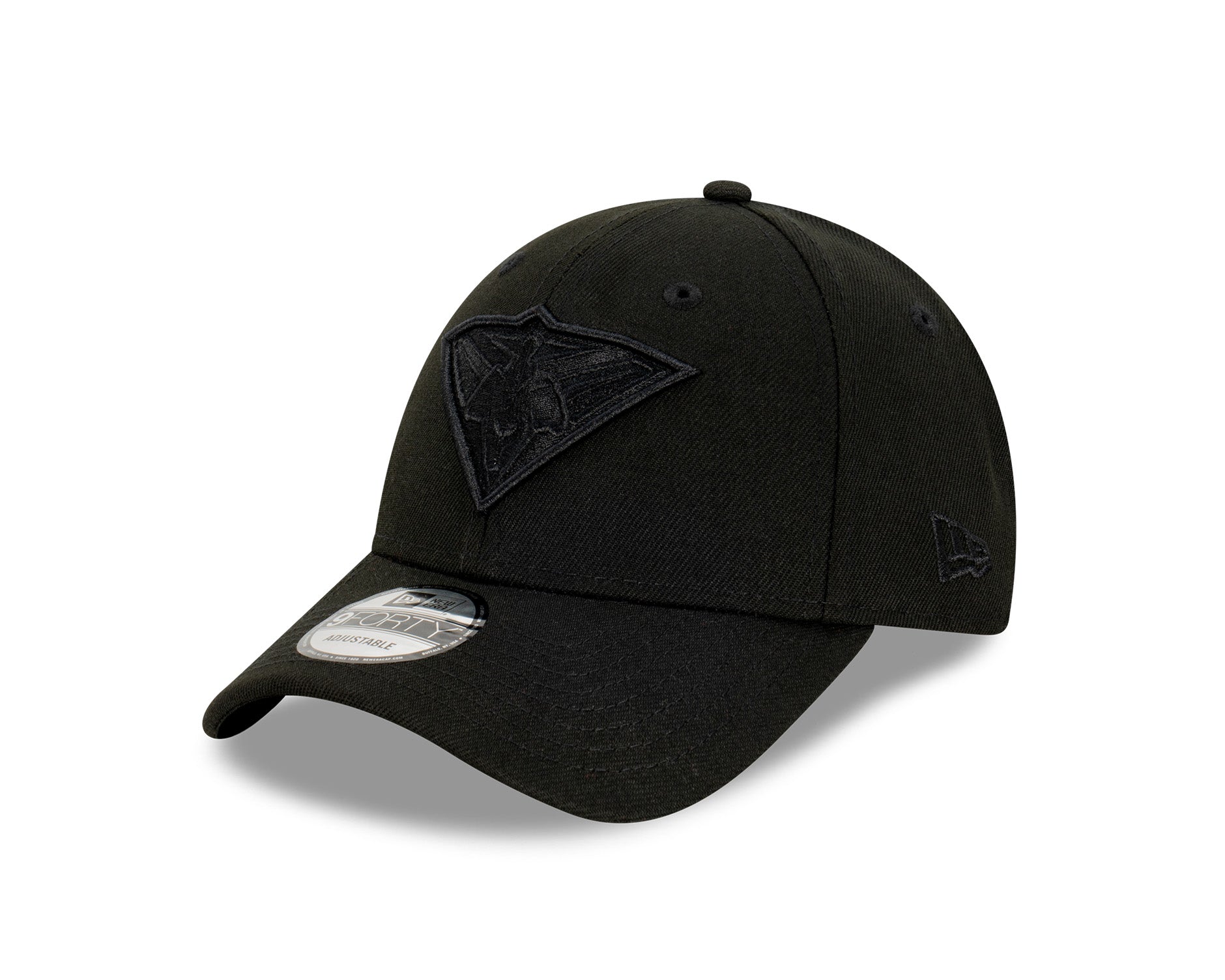 New Era 9Forty AFL Essendon Bombers Black On Black