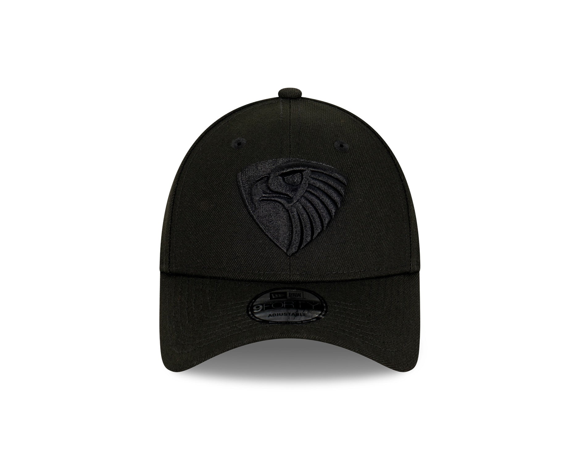 New Era 9Forty AFL Hawthorn Hawks Black On Black