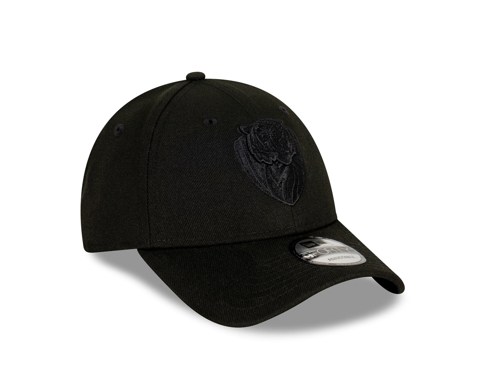 New Era 9Forty AFL Richmond Tigers Black On Black