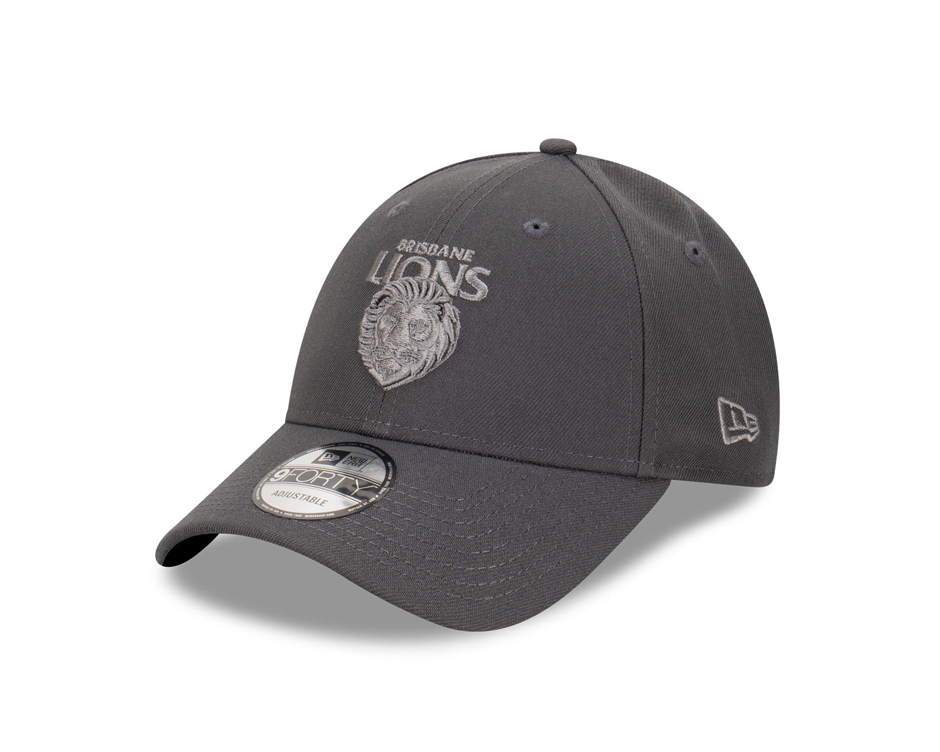 New Era 9Forty AFL Tonal Repreve Brisbane Lions Graphite
