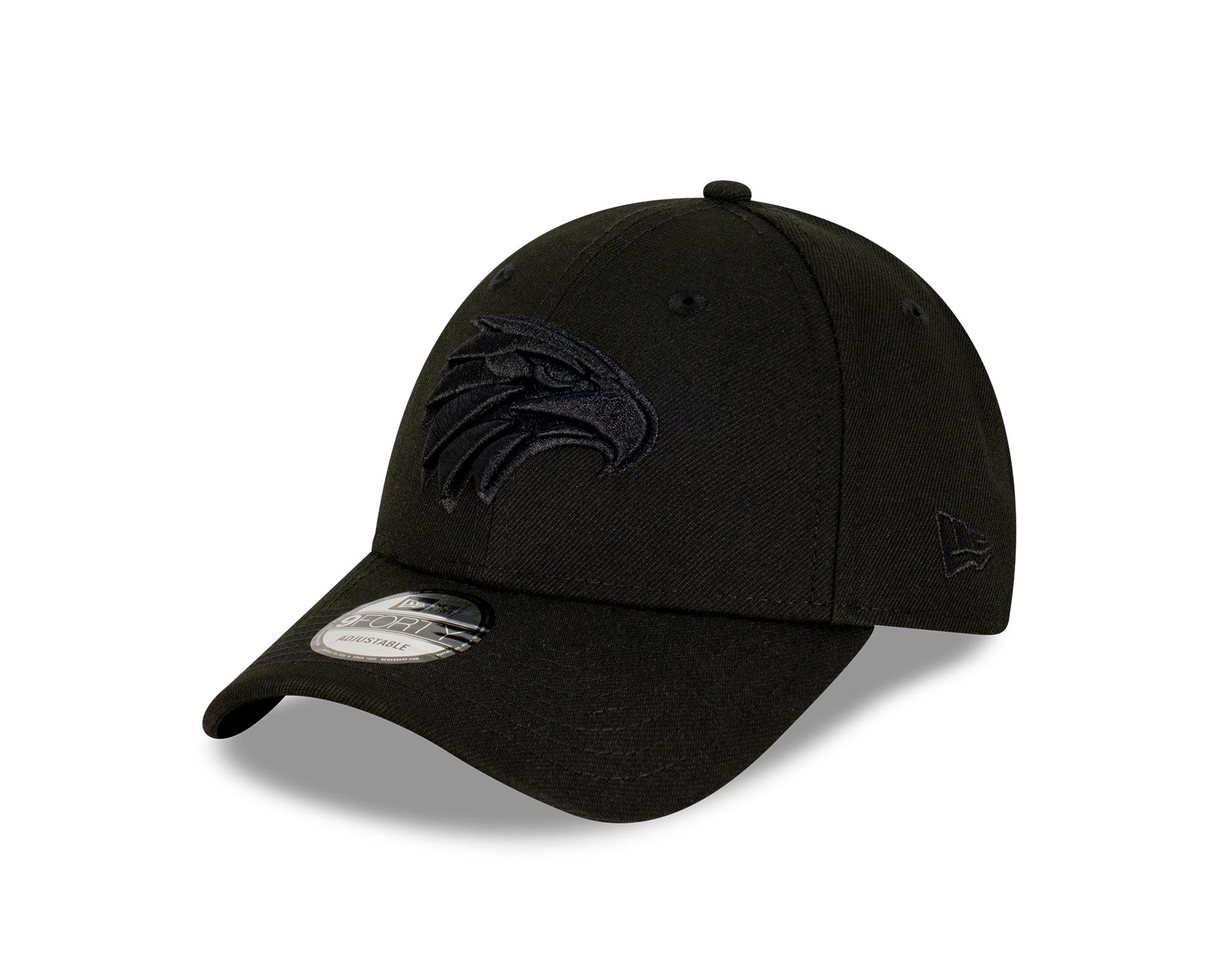 New Era 9Forty AFL West Coast Eagles Black On Black