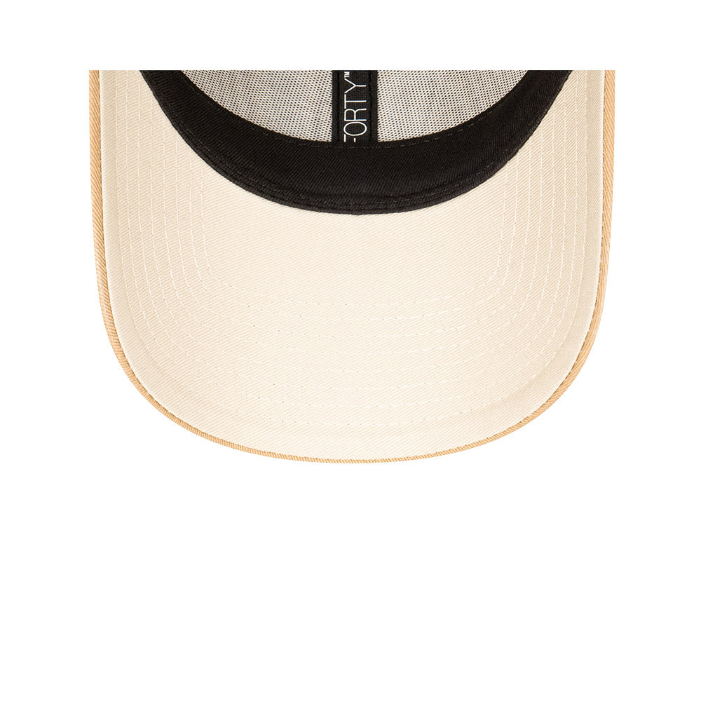 New Era 9Forty Clothstrap MLB Almond Shell New York Yankees