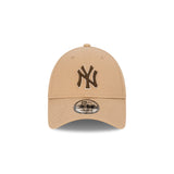 New Era 9Forty Clothstrap MLB Almond Shell New York Yankees