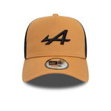 New Era 9Forty E-Frame Trucker F1 Alpine Renault Racing Seasonal Dark Beige