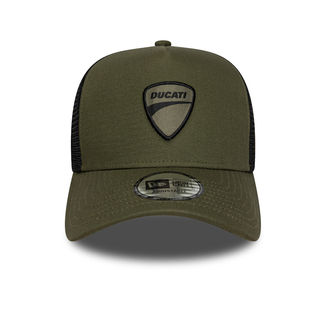 New Era 9Forty E Frame Trucker Moto GP Duacti New Olive/Black