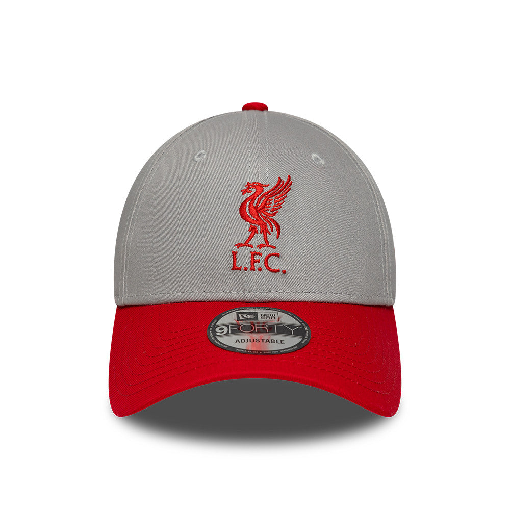 New Era 9Forty EPL Contrast Liverpool FC Grey/Scarlet