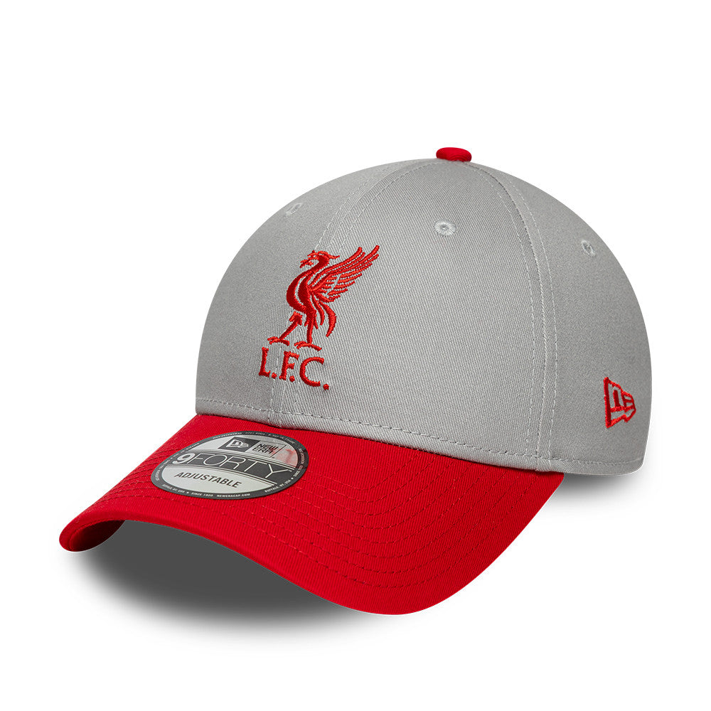 New Era 9Forty EPL Contrast Liverpool FC Grey/Scarlet