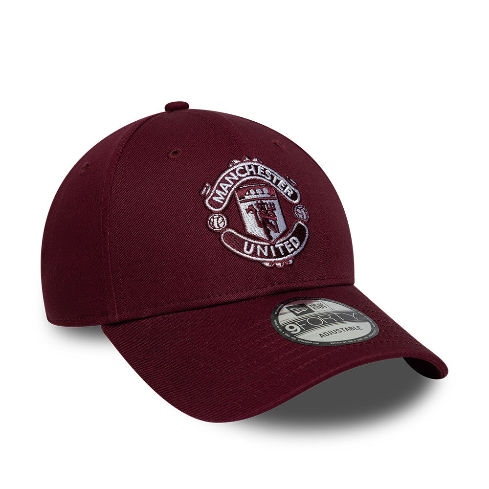 New Era 9Forty EPL Seasonal Manchester United Frosted Burgundy