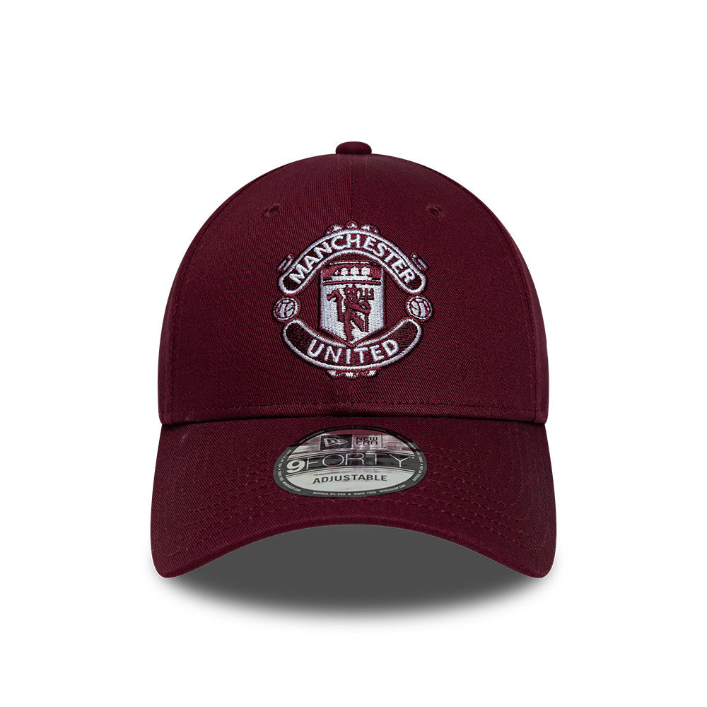 New Era 9Forty EPL Seasonal Manchester United Frosted Burgundy