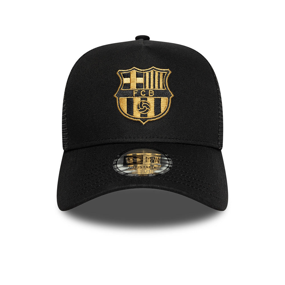 New Era 9Forty La Liga E Frame Trucker FC Barcelona Black/Gold