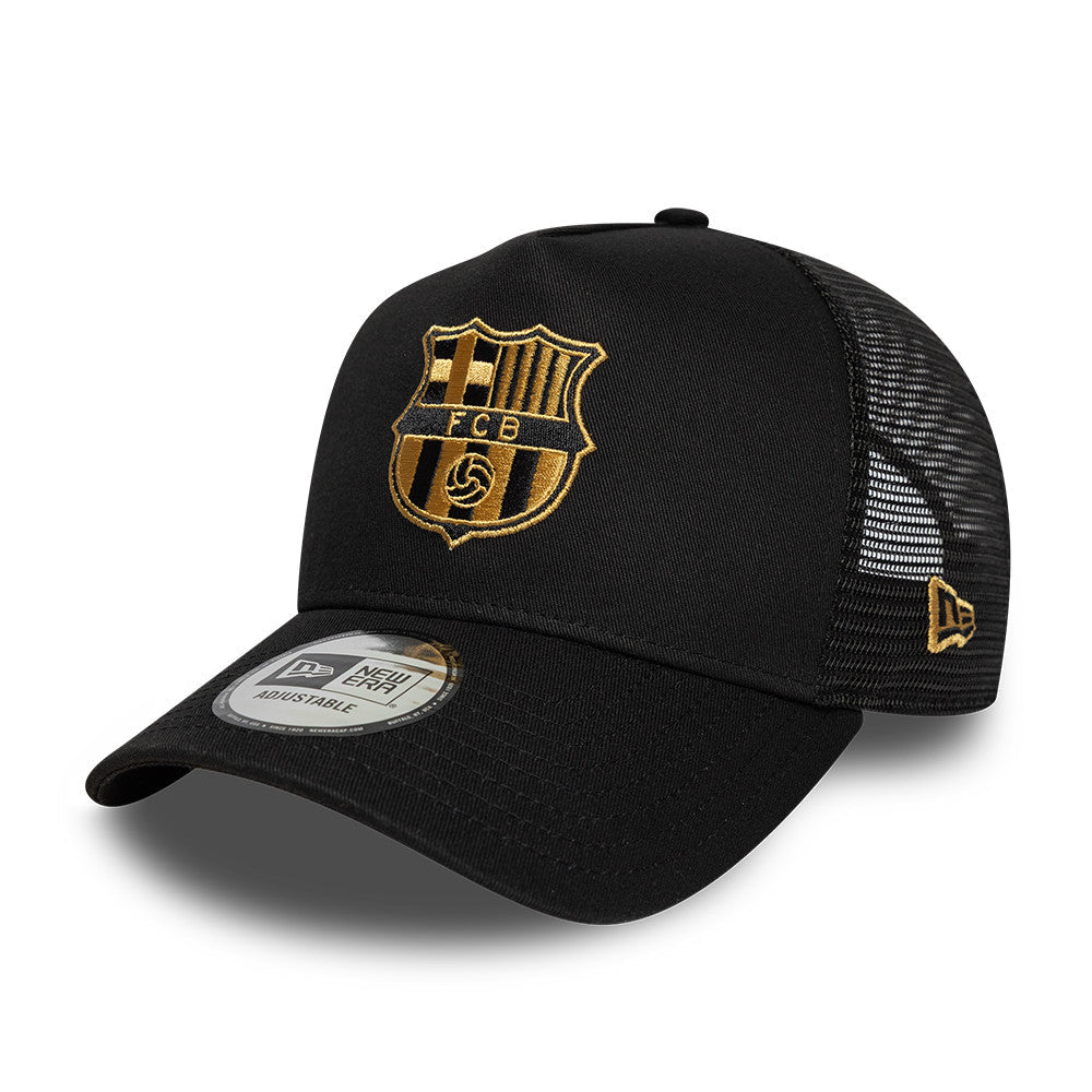 New Era 9Forty La Liga E Frame Trucker FC Barcelona Black/Gold