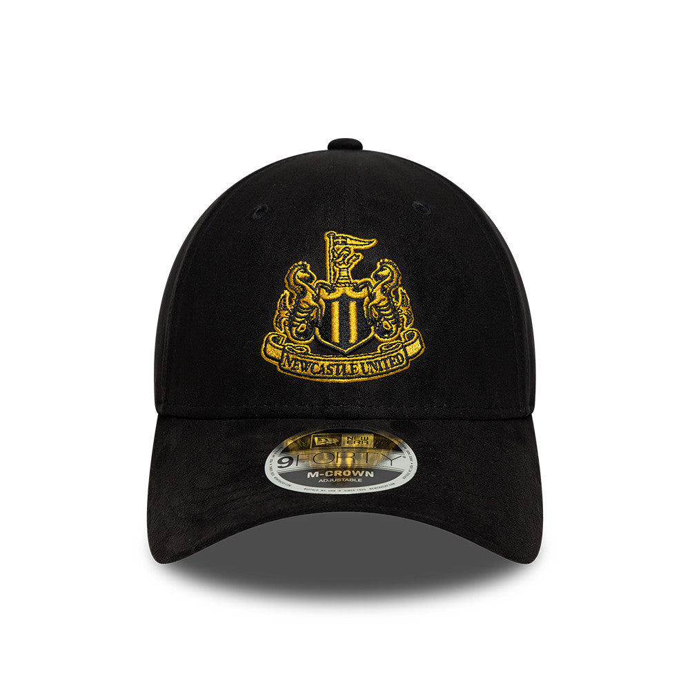 New Era 9Forty M Crown EPL Faux Suede Newcastle United FC Black