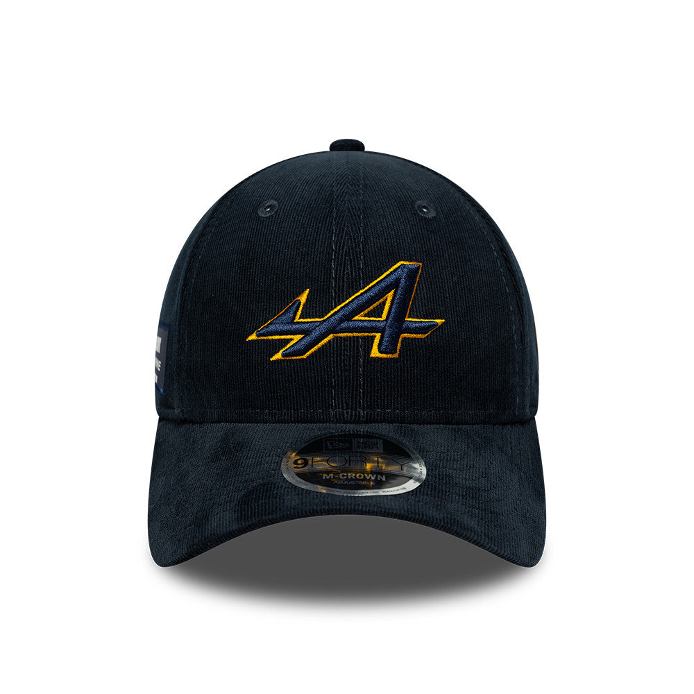New Era 9Forty M Crown F1 Cord Alpine Racing Navy