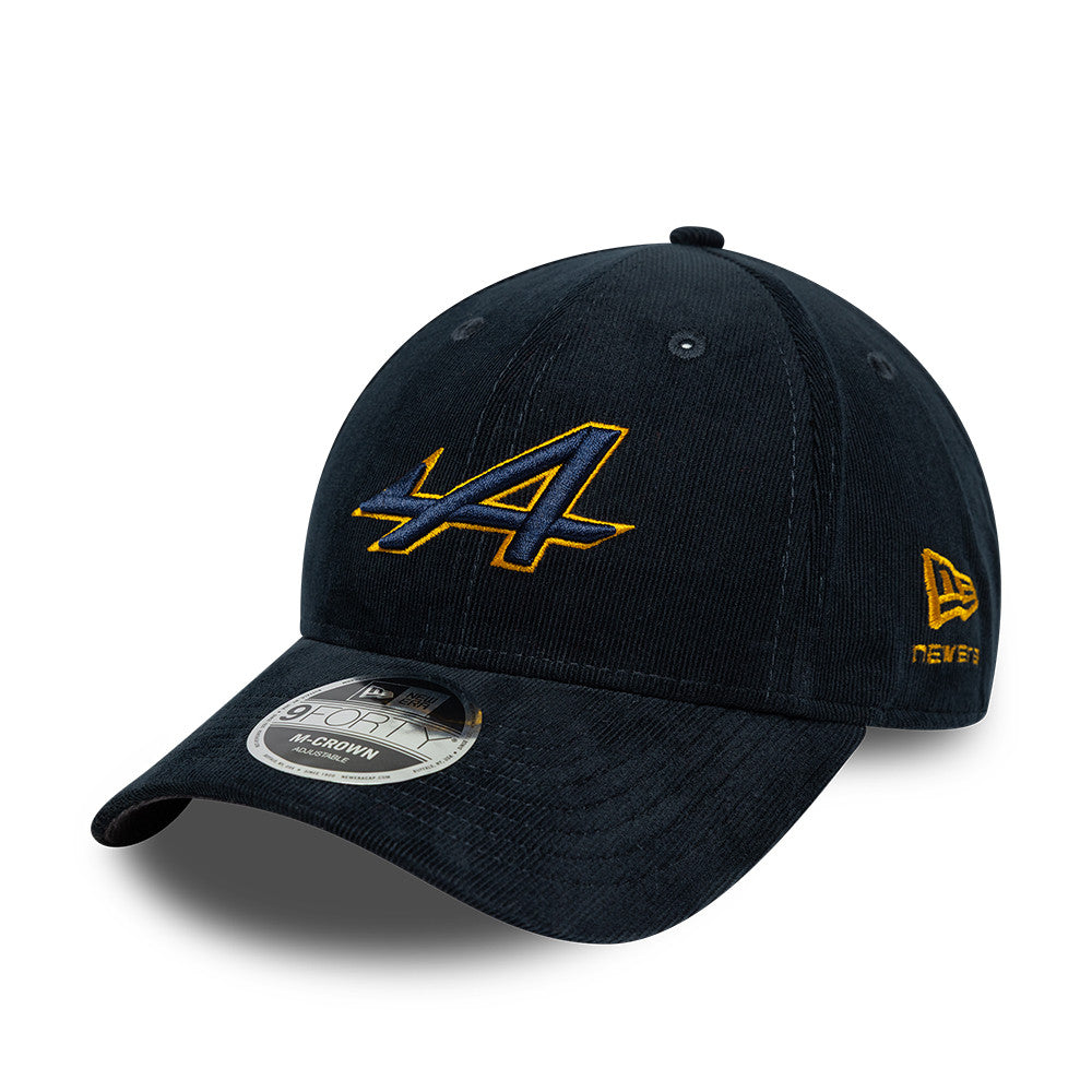 New Era 9Forty M Crown F1 Cord Alpine Racing Navy