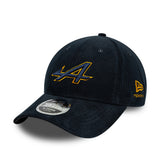 New Era 9Forty M Crown F1 Cord Alpine Racing Navy