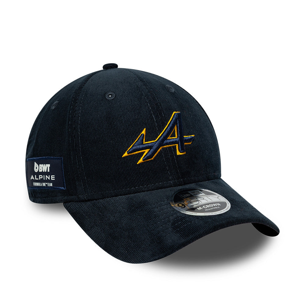 New Era 9Forty M Crown F1 Cord Alpine Racing Navy