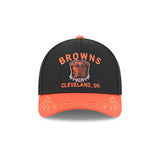 New Era 9Forty Mid Crown A-Frame NFL 25 Draft Cleveland Browns Black