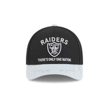 New Era 9Forty Mid Crown A-Frame NFL 25 Draft Las Vegas Raiders Black
