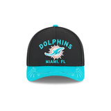 New Era 9Forty Mid Crown A-Frame NFL 25 Draft Miami Dolphins Black
