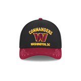 New Era 9Forty Mid Crown A-Frame NFL 25 Draft Washington Commanders Black